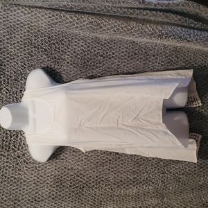 BCX XL Cream Tank Top Lace Back